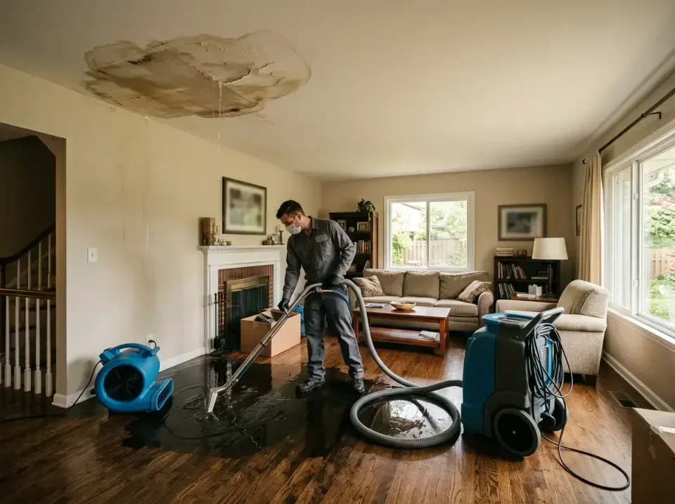 attic-pipe-burst-ceiling-drip-008 — frequently asked questions, Water Damage Restoration & Carpet Care in Folcroft, PA